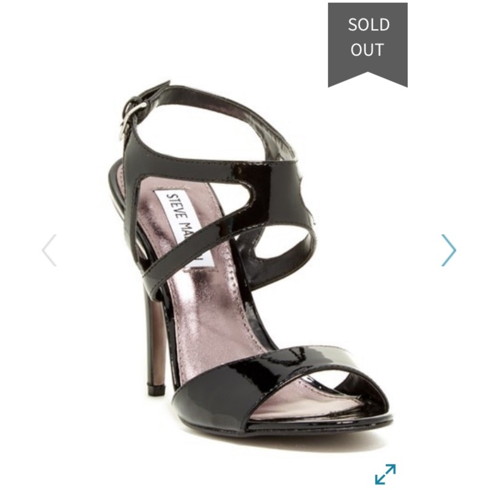 Black Strappy Steve Madden Heels